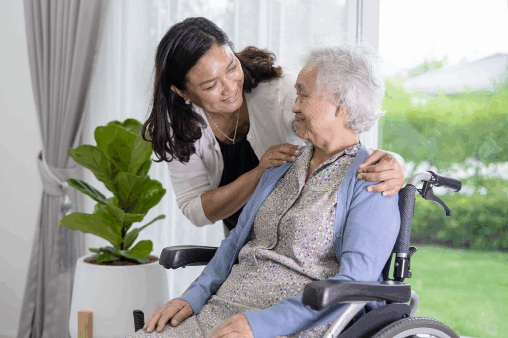 live in vs hourly caregiver Home - LightSpring Home Care